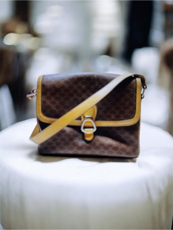 Celine Handbags - Celine✨Macadam Shoulder Bag Vintage